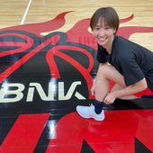 飯島早紀バスケインタビュー｜リアライン・ソックス・プロ効果 - GLAB